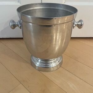 Vintage Champagne Bucket Sliver Aluminum Ice Bucket Double Handles made in India